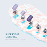 Iridiscent Icy Acrylic Press On Nails Display Stand