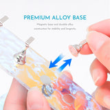 Iridiscent Icy Acrylic Press On Nails Display Stand