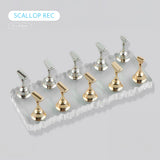 Iridiscent Icy Acrylic Press On Nails Display Stand