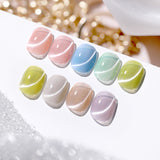 Universal White Magnetic Cat Eye Gel Polish