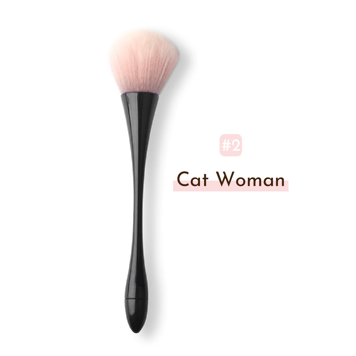 Nail art tools nail duster brush in Cat Women colour