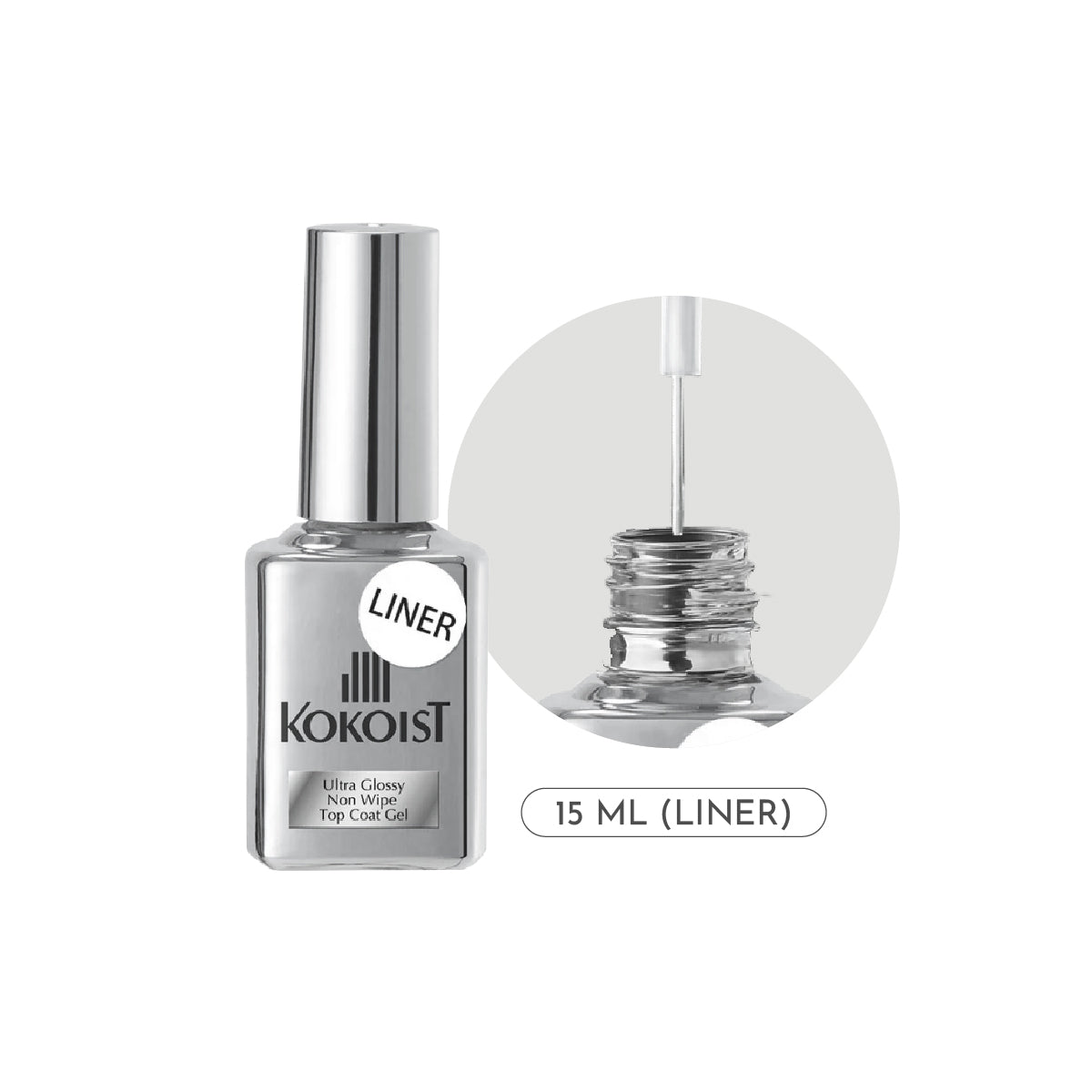 KOKOIST Ultra Glossy Non-wipe Top Coat Gel