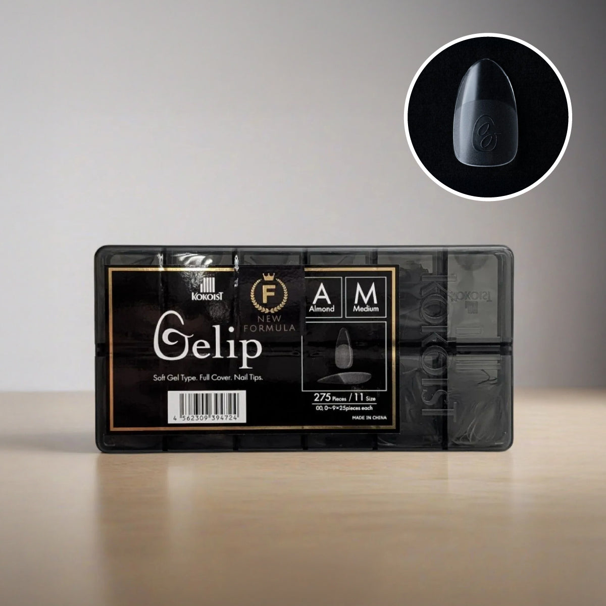 KOKOIST Gelip Almond Full Coverage Tips