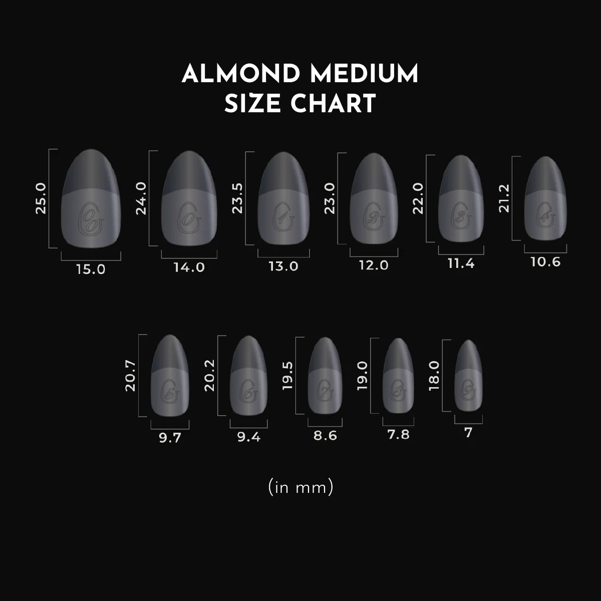 KOKOIST Gelip Almond Full Coverage Tips