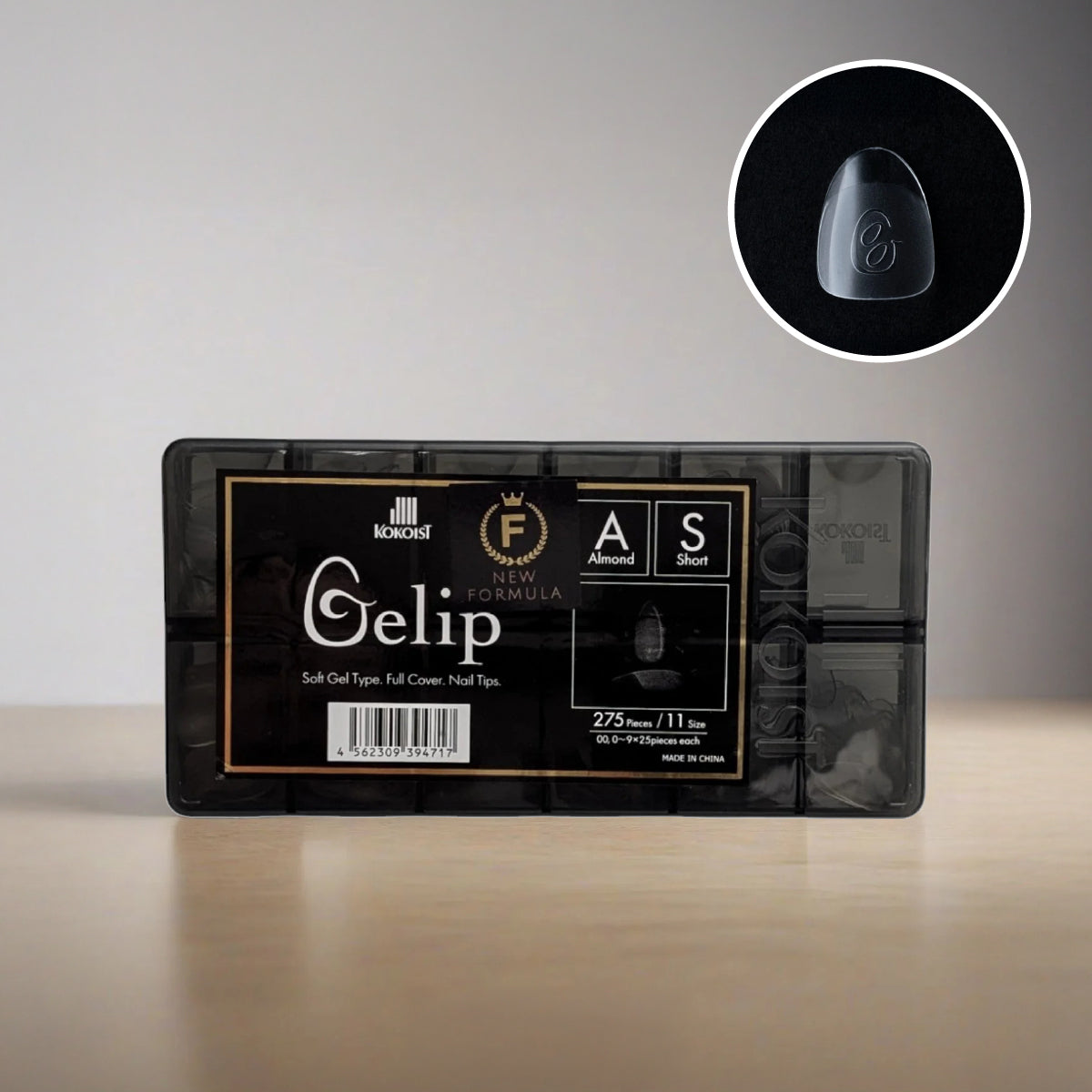 KOKOIST Gelip Almond Full Coverage Tips