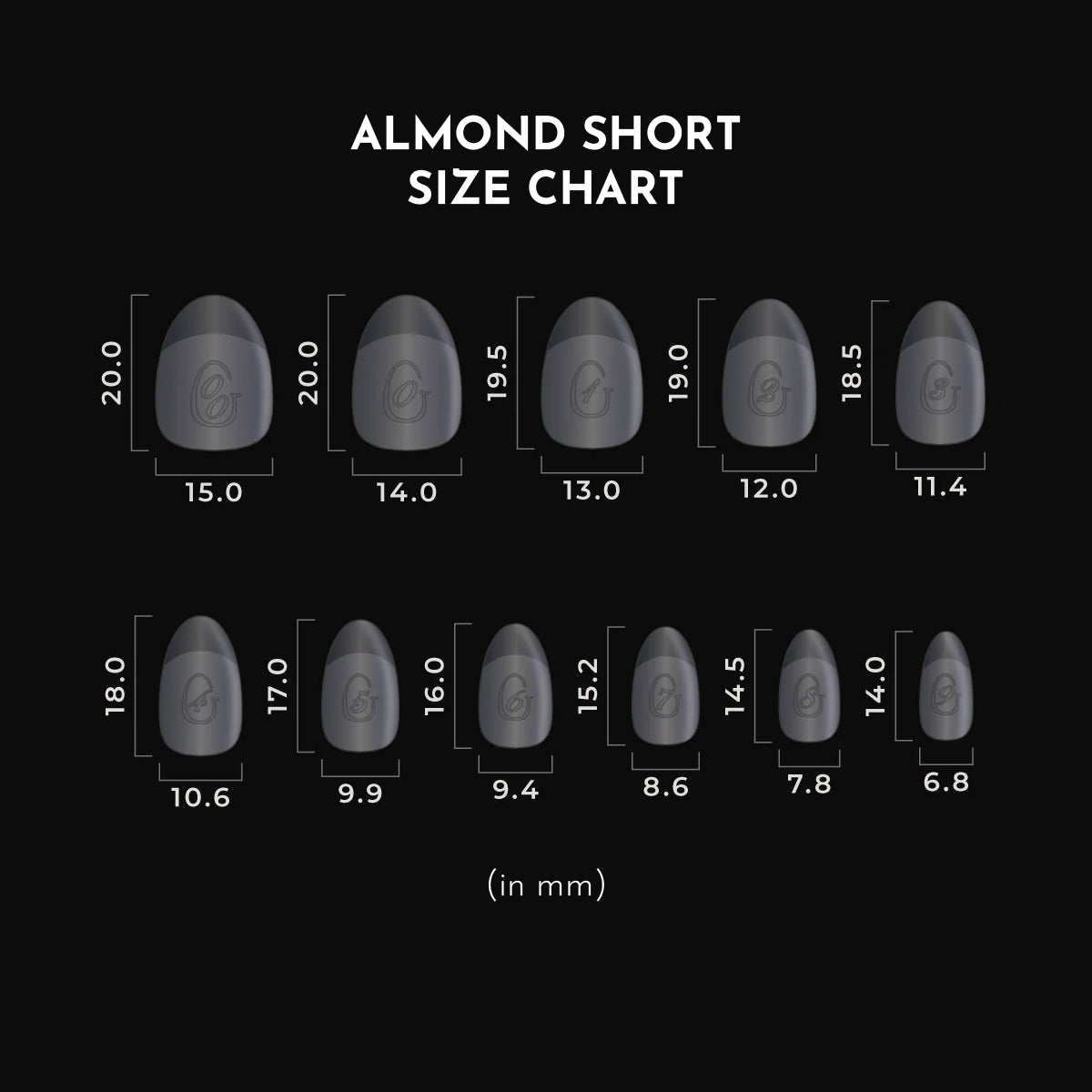 KOKOIST Gelip Almond Full Coverage Tips