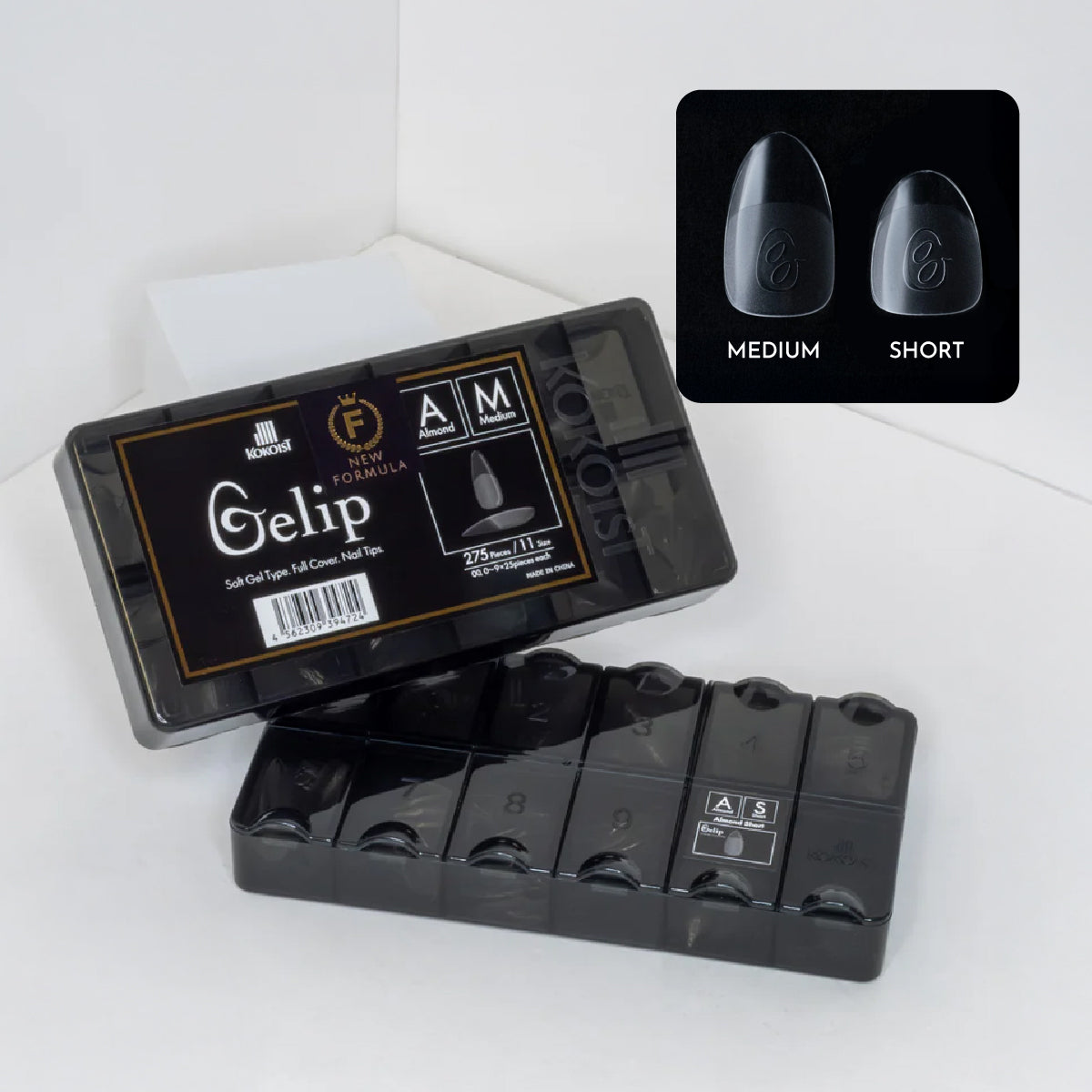 KOKOIST Gelip Almond Full Coverage Tips