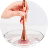 Nail art tools Kabuki nail duster brush step 1 icon