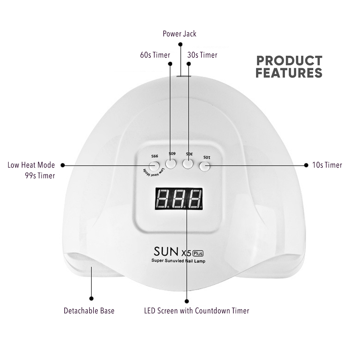 SUN x5 PLUS UV LED 120W Curing Lamp