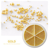 Nail Art Metallic Caviar Beads Mix /6 Sizes