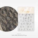 Butterflies Series Nail Art Stickers