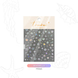 Cosmic Ocean Pearlescent Nail Art Stickers
