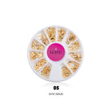 Mix Gold Metal Nail Art Studs in Glitz Gold 05
