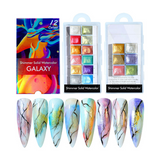 Metallic Watercolour Nail Art Palette