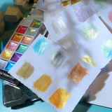 Metallic Watercolour Nail Art Palette