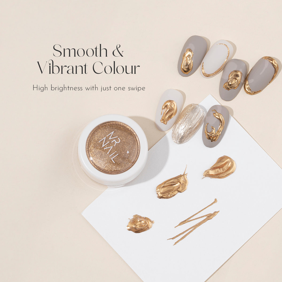 MR NAIL Mirror Chrome Powder