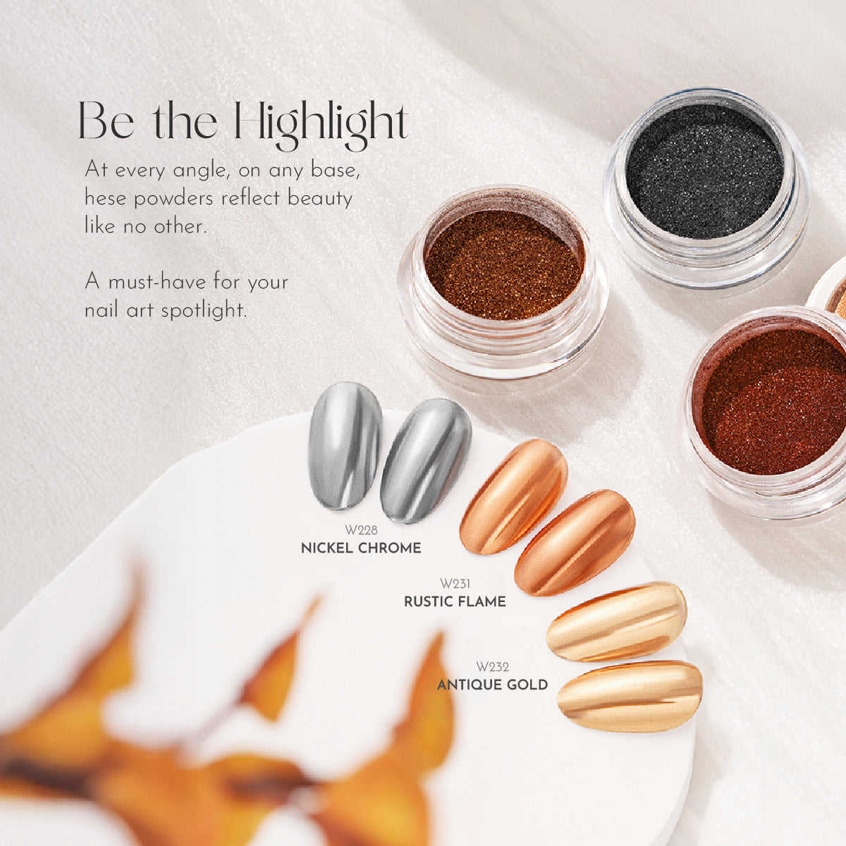 MR NAIL Mirror Chrome Powder