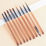 Mocha Nail Art Brushes
