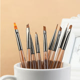 Mocha Nail Art Brushes