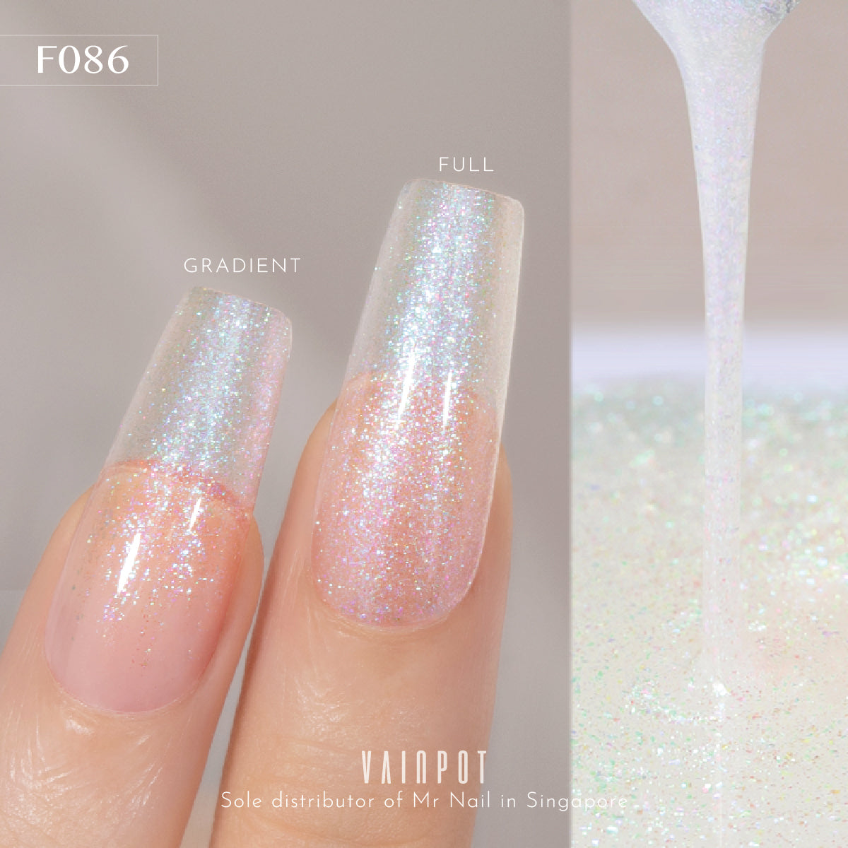Mr Nail Dreamy Snowfall Collection (Holographic Shimmer)