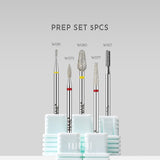 Mr Nail Diamond/ Carbide Nail Drill Bits Set