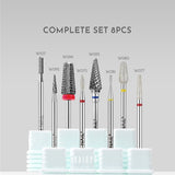 Mr Nail Diamond/ Carbide Nail Drill Bits Set