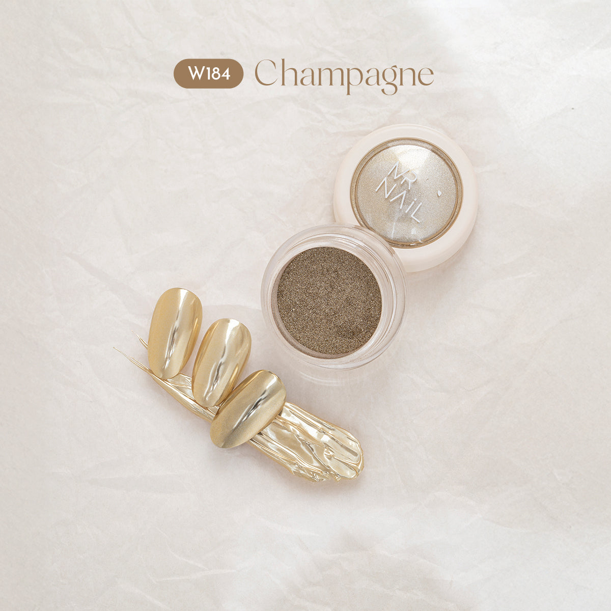 MR NAIL Mirror Chrome Powder