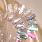 Mr Nail Crystal Magnetic Cat Eye Gel Polish (Full Set)