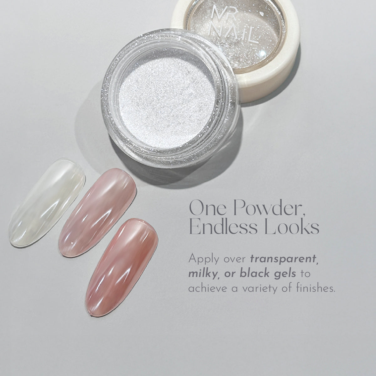 Mr Nail Glazed Pearl Powder