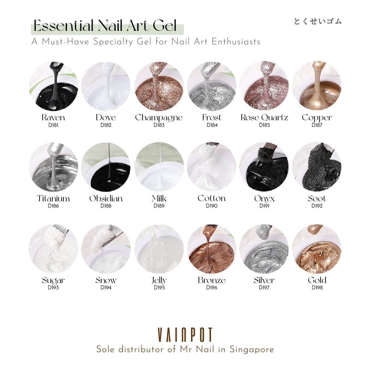 Mr Nail Treasure Box Drawing Gel (Full Set)