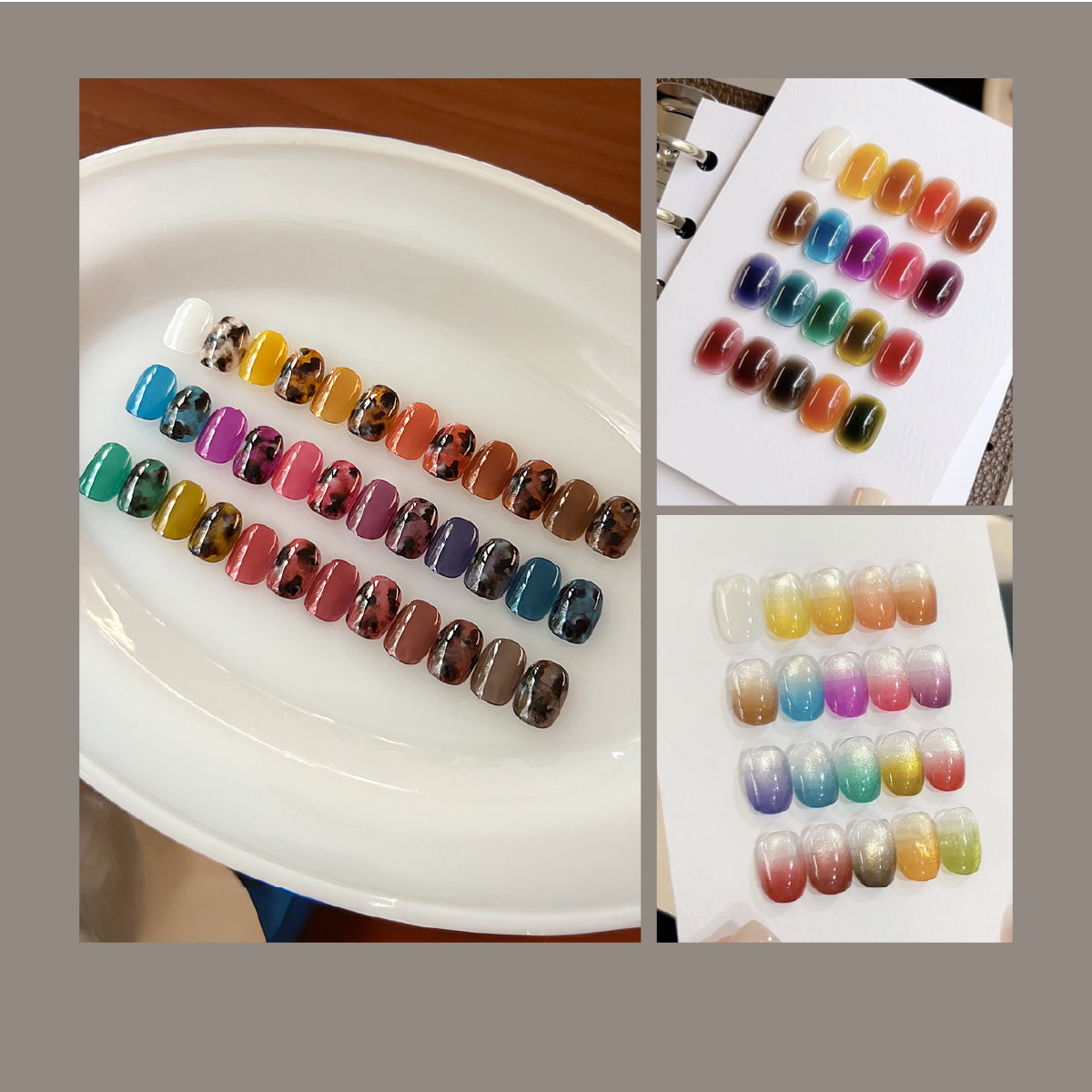 Nail & Yolly Antique Glaze Drawing Gel Palette / 18 Colours