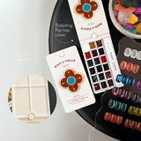 Nail & Yolly Antique Glaze Drawing Gel Palette / 18 Colours