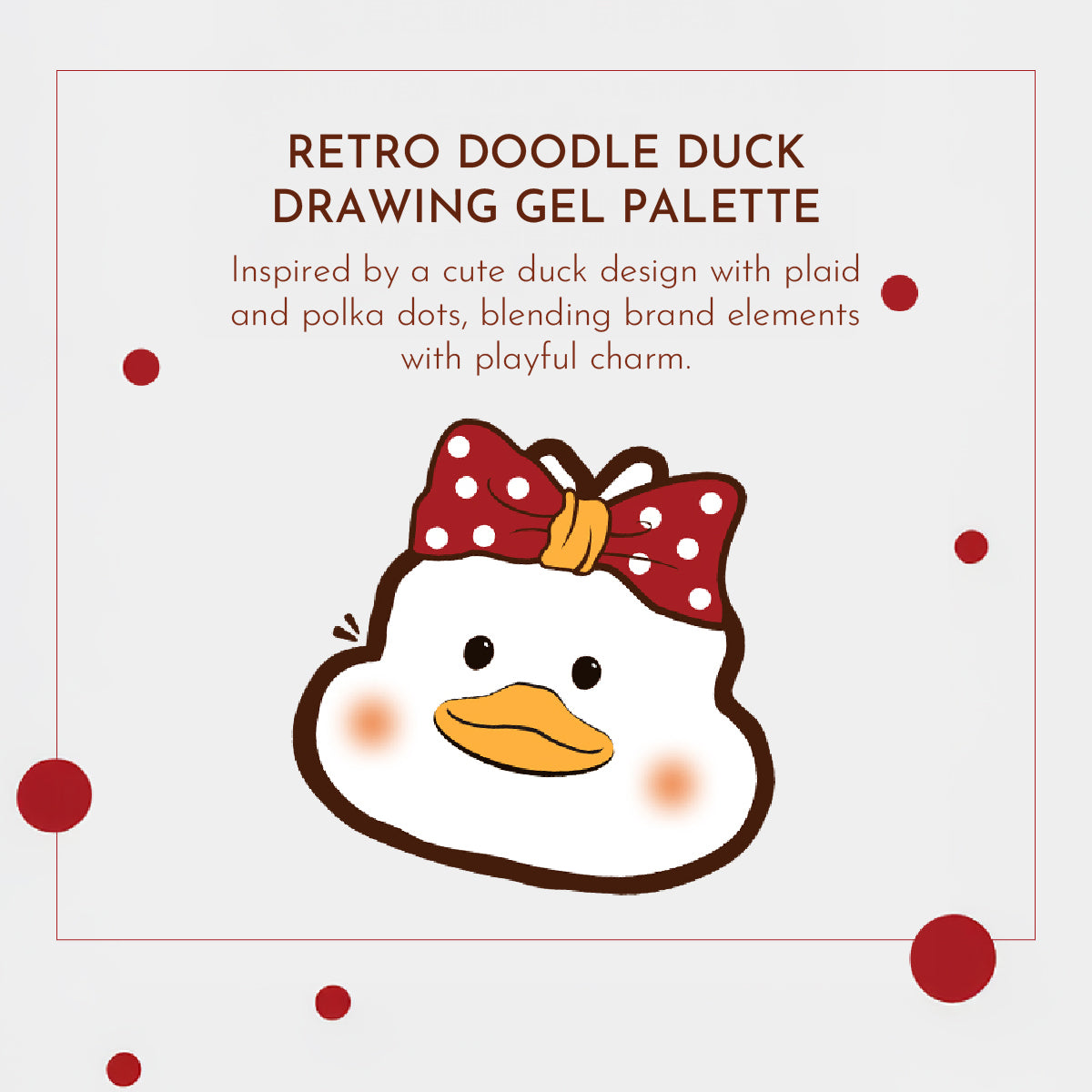 Nail & Yolly Retro Doodle Duck Drawing Gel Palette / 18 Colours