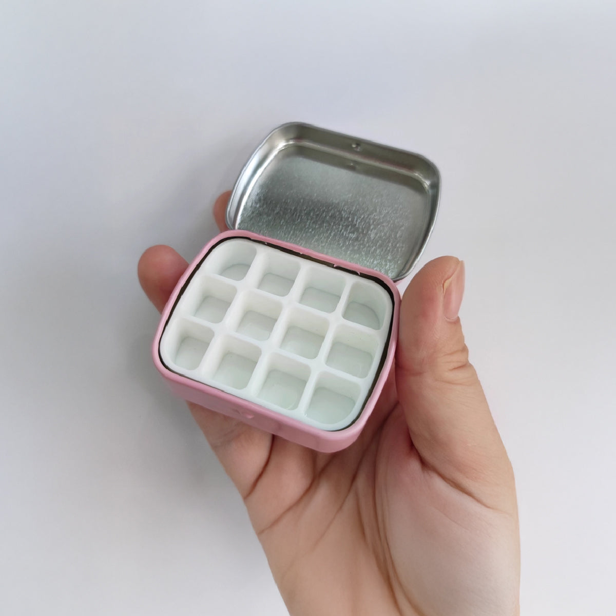 Nail Art Colour Mixing Pocket Palette Box 12 Wells