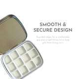 Nail Art Colour Mixing Pocket Palette Box 12 Wells