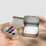 Nail Art Colour Mixing Pocket Palette Box 12 Wells