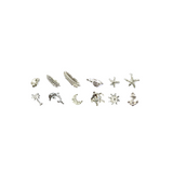 Nail Art Summer Seashells Charms Mix