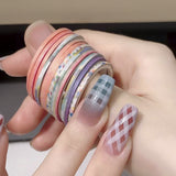 Nail Art Washi Tapes/ 10 Rolls