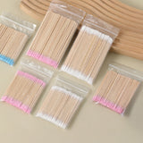 Nail Art Wooden Sticks Cotton Swabs