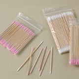 Nail Art Wooden Sticks Cotton Swabs
