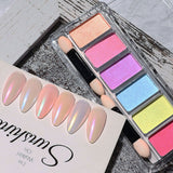 6-in-1 Nail Powder Palette W1