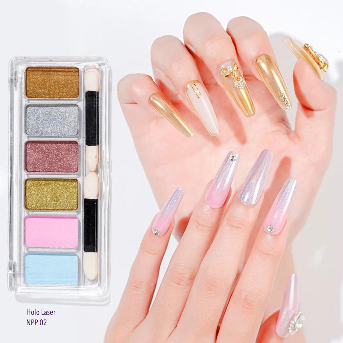 6-in-1 Nail Powder Palette W6
