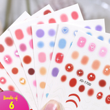 Ombre Gradient Nail Stickers Bundle