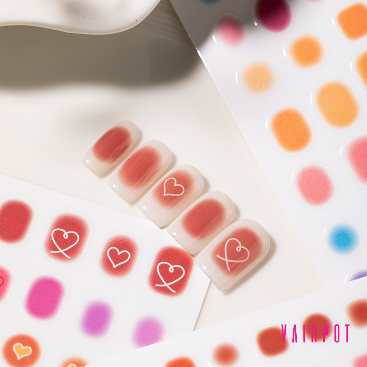 Ombre Gradient Nail Stickers Bundle