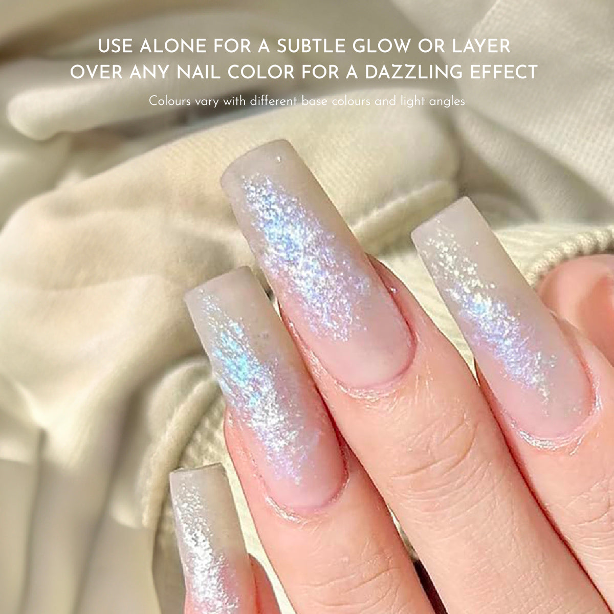 6-in-1 Pearlescent Shimmer Creamy Powder Nail Art Palette