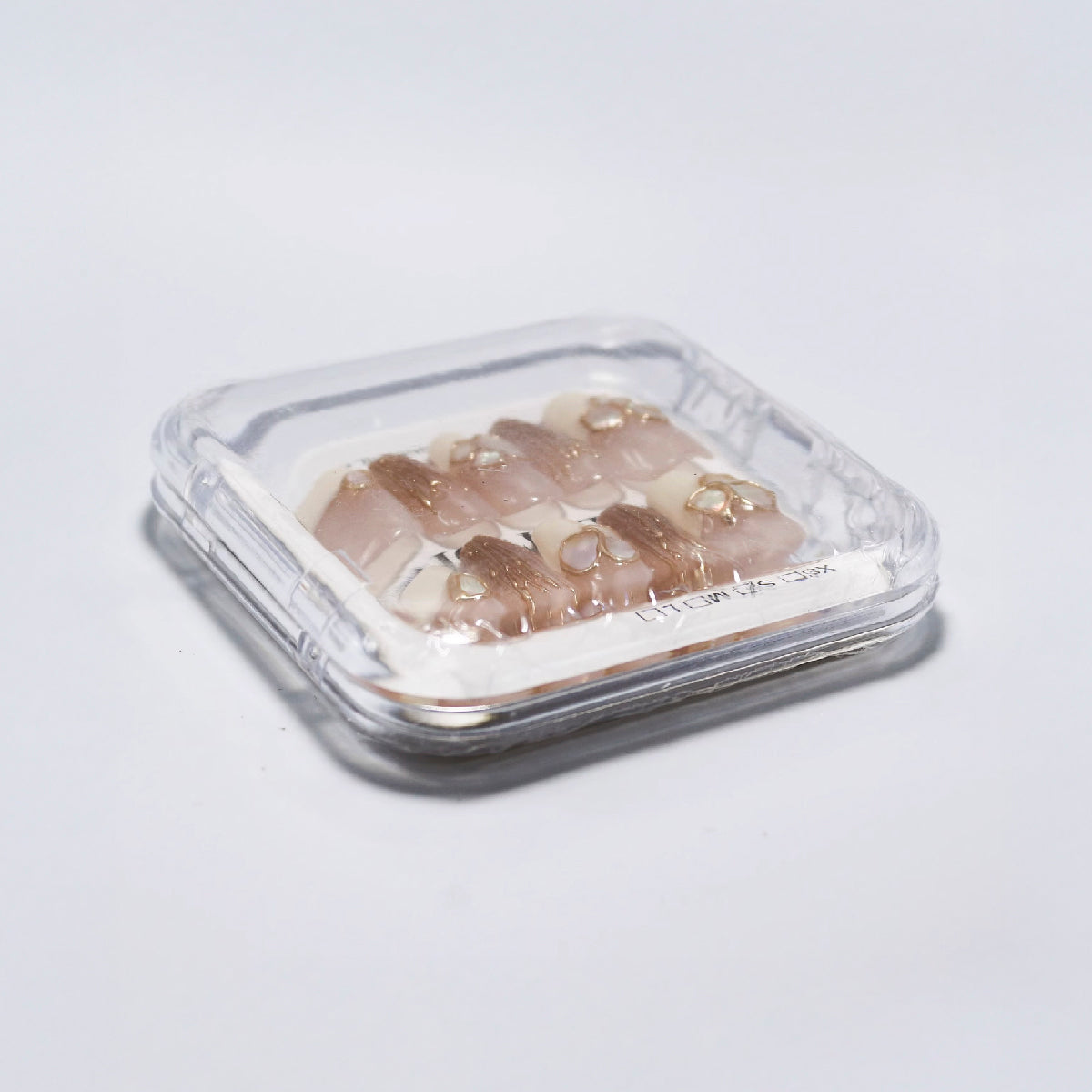 Press On Nails Transparent Storage Box Packaging