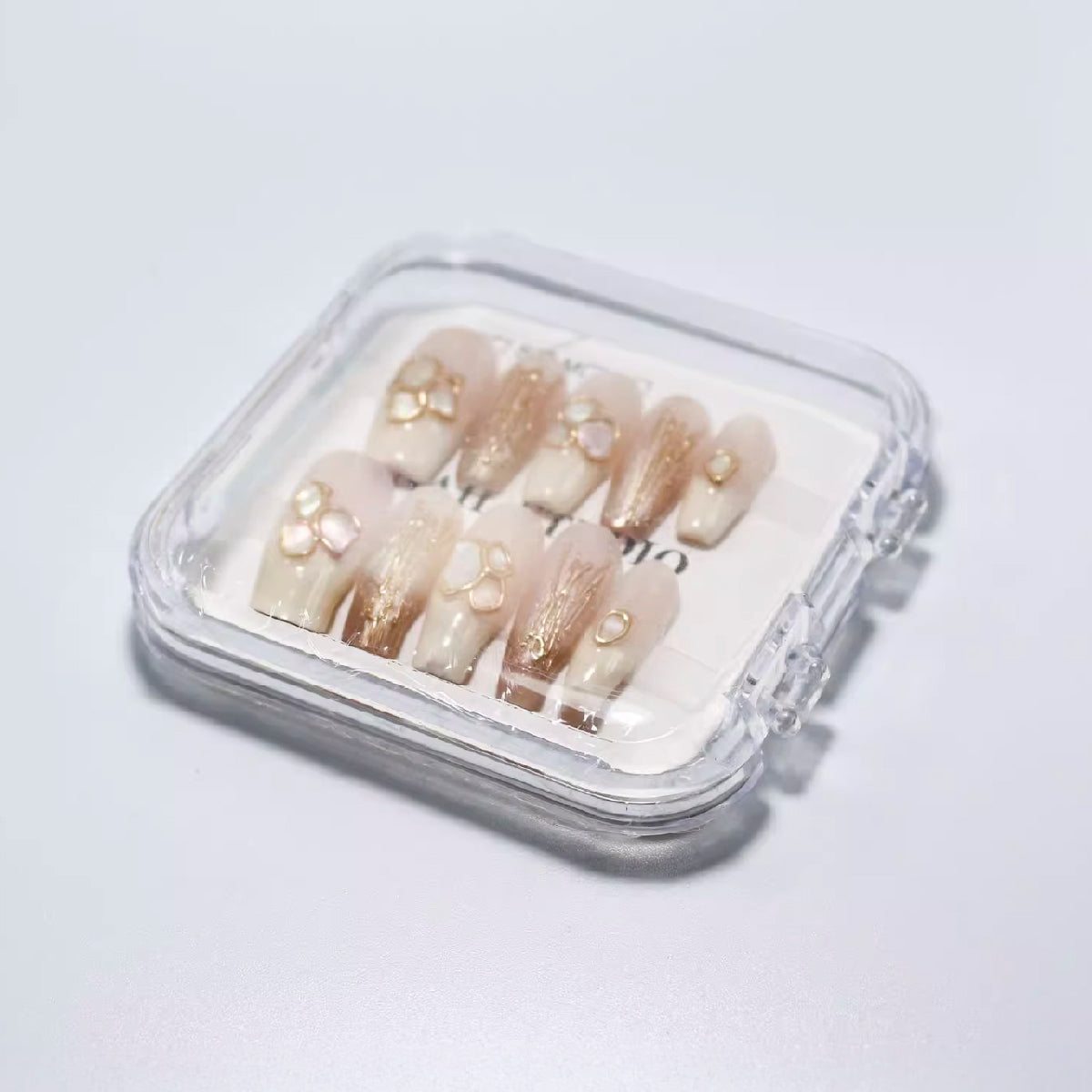Press On Nails Transparent Storage Box Packaging