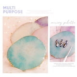 Resin Agate Nail Art Mixing Palette