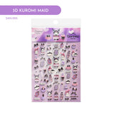 Kuromi And Friends 3D Nail Art Stickers