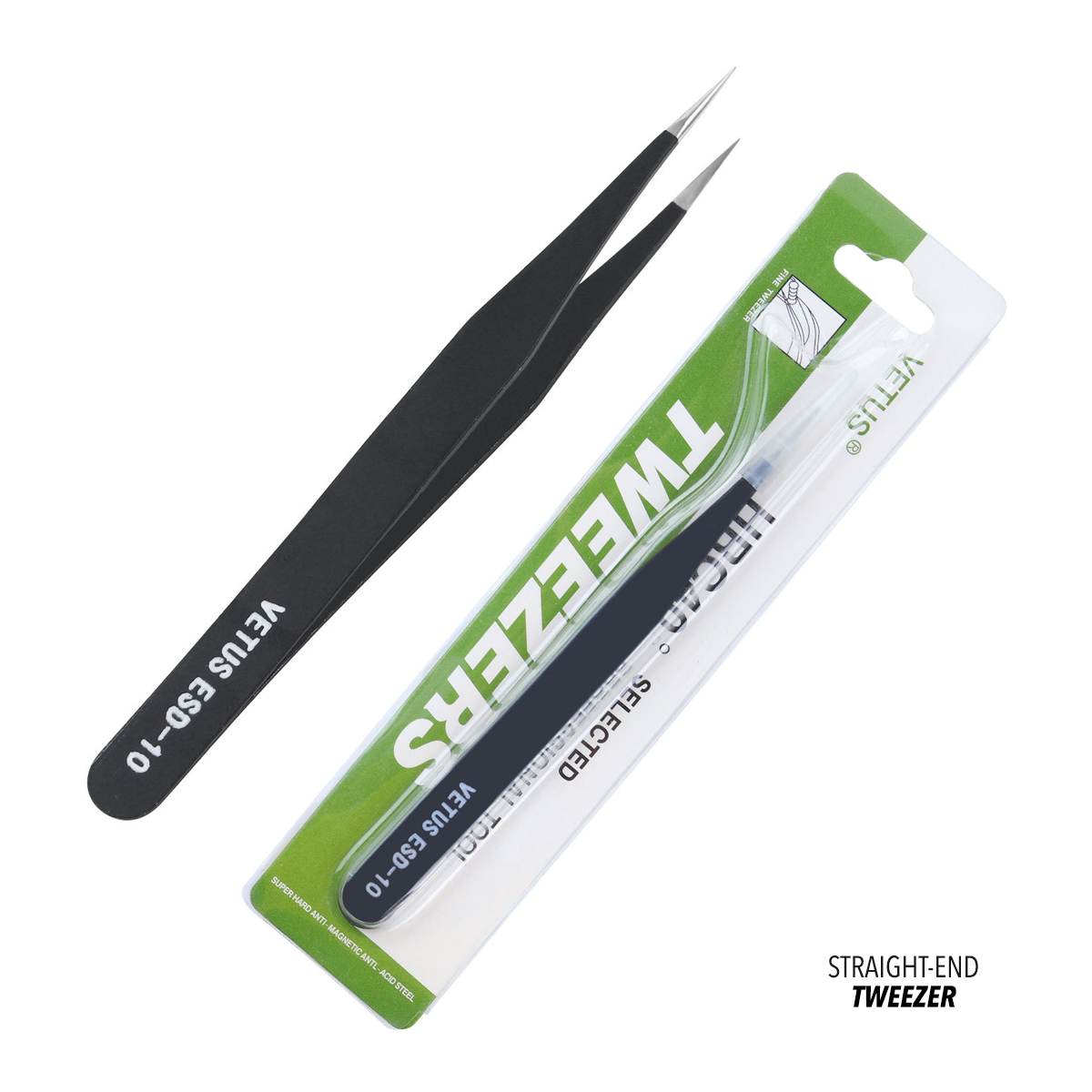 Nail Art Rhinestone Tweezer STRAIGHT_TWZ